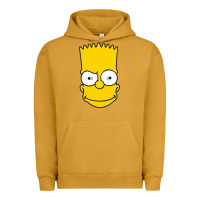Pigment Peanut Butter kartun bart simpson mask Urban Hoodie - linhVisuals