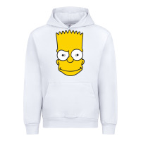 White kartun bart simpson mask Urban Hoodie - linhVisuals