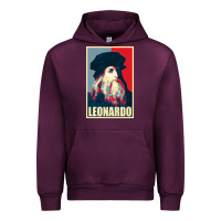 Mauve Wine leonardo Urban Hoodie - linhVisuals