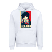 White leonardo Urban Hoodie - linhVisuals