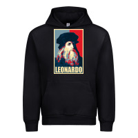 Black leonardo Urban Hoodie - linhVisuals
