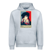 Heather Grey leonardo Urban Hoodie - linhVisuals