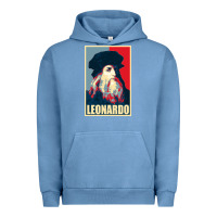 Pigment Pebble Blue leonardo Urban Hoodie - linhVisuals