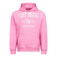 Fuchsia Pink fort bragg california ca vintage boat anchor flag design tee Urban Hoodie - linhVisuals