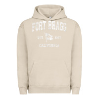 Pigment French Oak fort bragg california ca vintage boat anchor flag design tee Urban Hoodie - linhVisuals