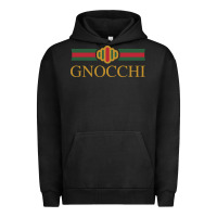 Pigment Black Gnocchi Classic Fashion Parody Pasta Noodles Italian Urban Hoodie - linhVisuals