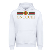 White Gnocchi Classic Fashion Parody Pasta Noodles Italian Urban Hoodie - linhVisuals