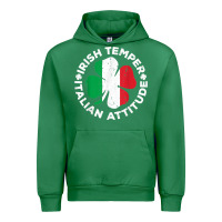 Emerald irish temper italian attitude t shirt st patrick's day t shirt Urban Hoodie - linhVisuals