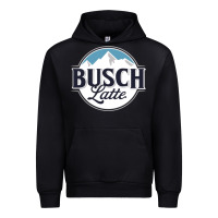 Black BUSCH LATTE COOL Urban Hoodie - linhVisuals