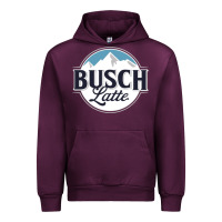 Mauve Wine BUSCH LATTE COOL Urban Hoodie - linhVisuals
