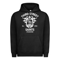 Pigment Black saints row 3 tribute emblem Urban Hoodie - linhVisuals