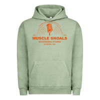 Pigment Oil Green recording studio Urban Hoodie - linhVisuals