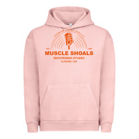 Pigment Salmon recording studio Urban Hoodie - linhVisuals