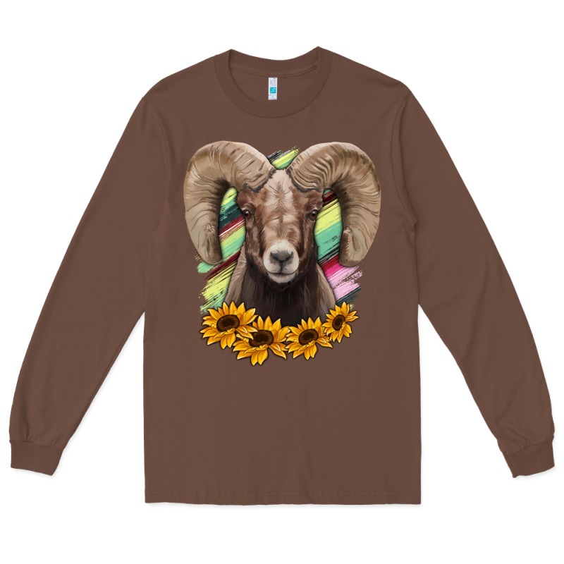 Bighorn Sheep Long Sleeve Tee by RanaPortraitStore | Teevron