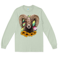 Matcha Bighorn Sheep Long Sleeve Tee - RanaPortraitStore