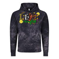 Cloud Black mardi gras love crawfish Vintage Hoodie - FaDigitalArtStudio