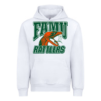White FAMU RATTLERS Urban Hoodie - linhVisuals