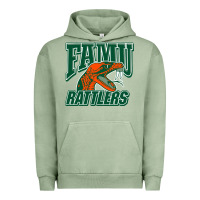 Pigment Oil Green FAMU RATTLERS Urban Hoodie - linhVisuals