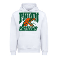 White FAMU RATTLERS Urban Hoodie - linhVisuals