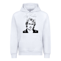 White jeff buckley 90s style fan art Urban Hoodie - linhVisuals