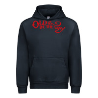 Navy old and in the way musician Urban Hoodie - linhVisuals
