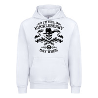 White im your huckleberry Urban Hoodie - linhVisuals