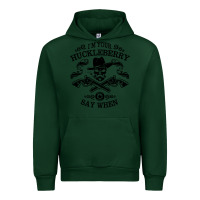 Forest Green im your huckleberry Urban Hoodie - linhVisuals