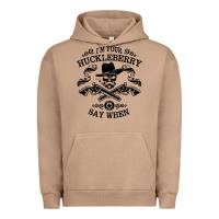 Pigment Burro im your huckleberry Urban Hoodie - linhVisuals