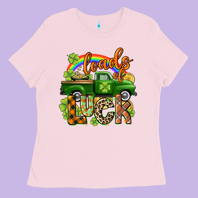 Loads Of Luck Ladies Tee Designed By Cowgirlartshop