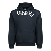 Navy old and in the way musician Urban Hoodie - linhVisuals