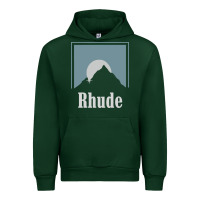 Forest Green Rhude Adventure Urban Hoodie - linhVisuals