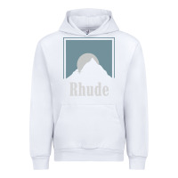 White Rhude Adventure Urban Hoodie - linhVisuals