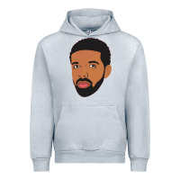 Heather Grey drak Urban Hoodie - linhVisuals
