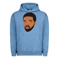 Pigment Pebble Blue drak Urban Hoodie - linhVisuals