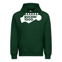 Forest Green rockin 1000 musician Urban Hoodie - linhVisuals