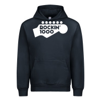 Navy rockin 1000 musician Urban Hoodie - linhVisuals