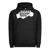 Pigment Black rockin 1000 musician Urban Hoodie - linhVisuals