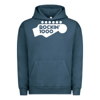 Pigment Midnight Navy rockin 1000 musician Urban Hoodie - linhVisuals