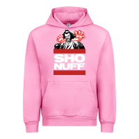 Fuchsia Pink sho nuff old school Urban Hoodie - linhVisuals