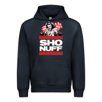 Navy sho nuff old school Urban Hoodie - linhVisuals