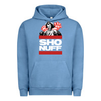 Pigment Pebble Blue sho nuff old school Urban Hoodie - linhVisuals
