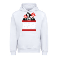 White sho nuff old school Urban Hoodie - linhVisuals