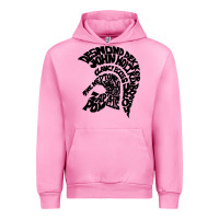 Fuchsia Pink trojan artist Urban Hoodie - linhVisuals