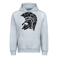Heather Grey trojan artist Urban Hoodie - linhVisuals