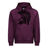 Mauve Wine trojan artist Urban Hoodie - linhVisuals