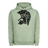 Pigment Oil Green trojan artist Urban Hoodie - linhVisuals