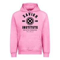 Fuchsia Pink xavier institute Urban Hoodie - linhVisuals