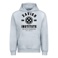 Heather Grey xavier institute Urban Hoodie - linhVisuals