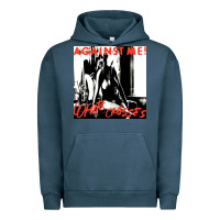 Pigment Midnight Navy against me white crosses tour 2022 Urban Hoodie - linhVisuals
