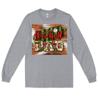 Heather Grey baseball dad tumbler Long Sleeve Tee - BundleAndBundleShop